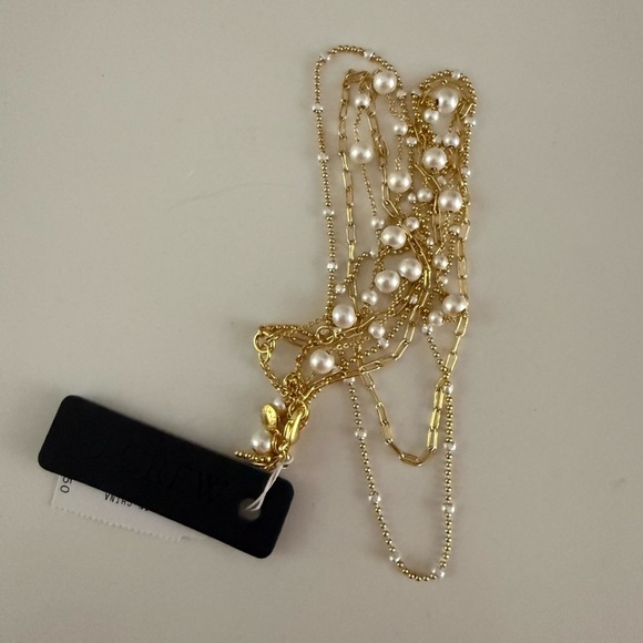 NWT J Crew Dainty gold-plated layered necklace - Picture 3 of 3